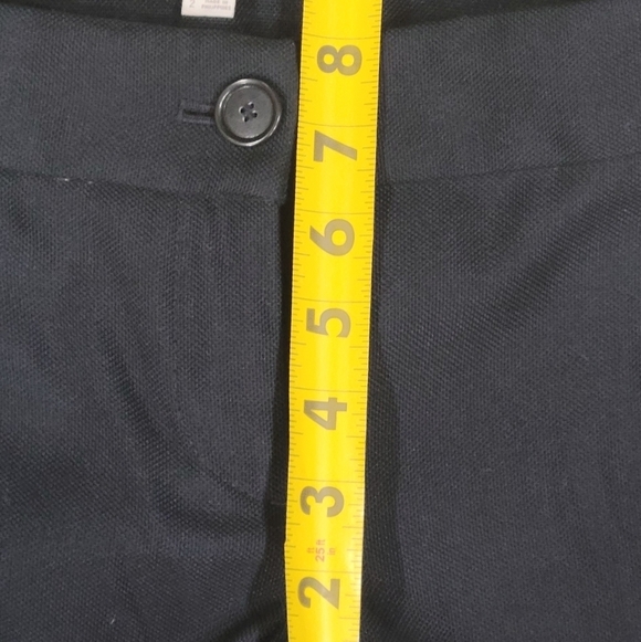 Loft Pants Marisa Trouser Women’s Sz 2 Straight Leg Blue Mid Rise 30x31 - Picture 11 of 12